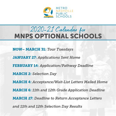 Mnps Calendar 2021